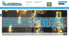 Desktop Screenshot of ljustema.se